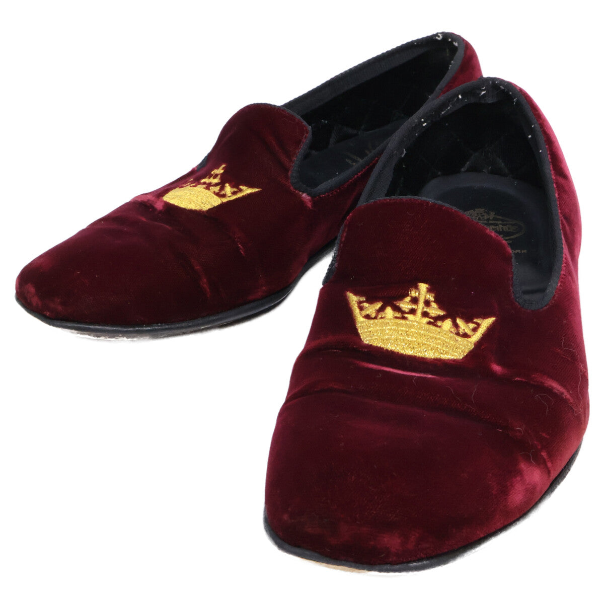 Church's チャーチ ベルベット ソブリン クラウン刺繍 オペラシューズ シューズ 6