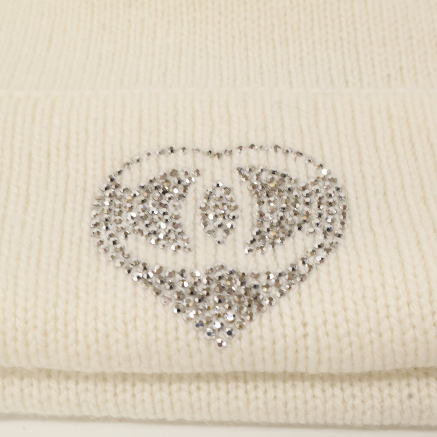 CHANEL シャネル カシミヤ100 25C ビーニー/ニットキャップ 帽子 表記無し