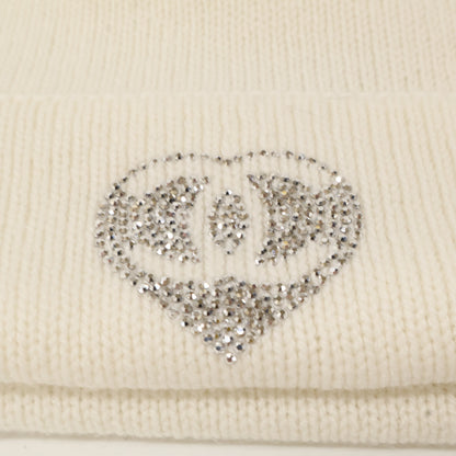 CHANEL シャネル カシミヤ100 25C ビーニー/ニットキャップ 帽子 表記無し