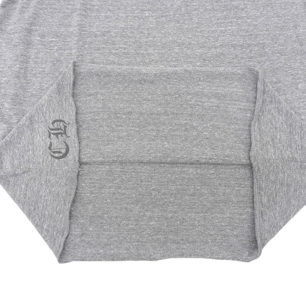Chrome Hearts クロムハーツ ヘンリーネック 5分袖 Tシャツ トップス メンズ グレー L トップス L