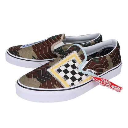 VANS バンズ 【新品同様】VN0A38F7VMC CLASSIC SLIP-ON Mixed Quilting クラシック スリッポン ミックス キルティング シューズ US9.5