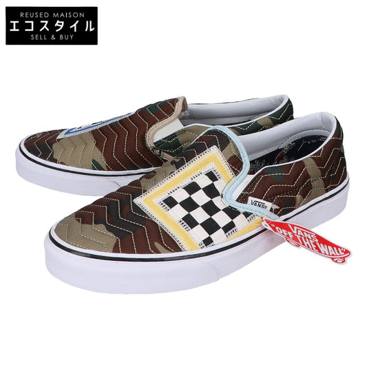VANS バンズ 【新品同様】VN0A38F7VMC CLASSIC SLIP-ON Mixed Quilting クラシック スリッポン ミックス キルティング シューズ US9.5