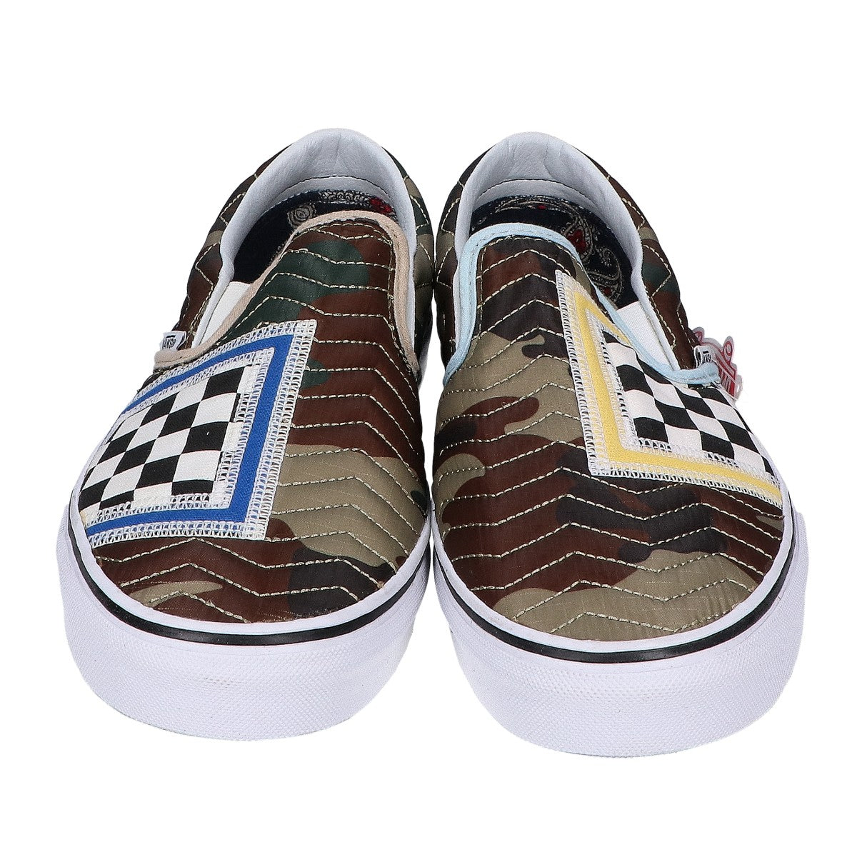 VANS バンズ 【新品同様】VN0A38F7VMC CLASSIC SLIP-ON Mixed Quilting クラシック スリッポン ミックス キルティング シューズ US9.5
