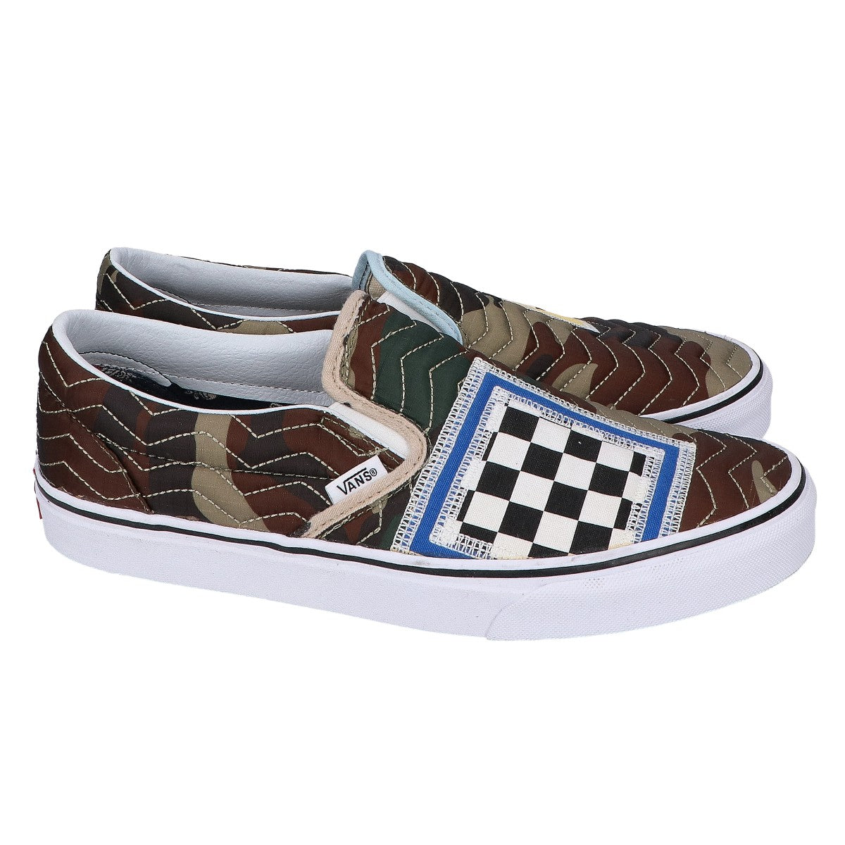 VANS バンズ 【新品同様】VN0A38F7VMC CLASSIC SLIP-ON Mixed Quilting クラシック スリッポン ミックス キルティング シューズ US9.5
