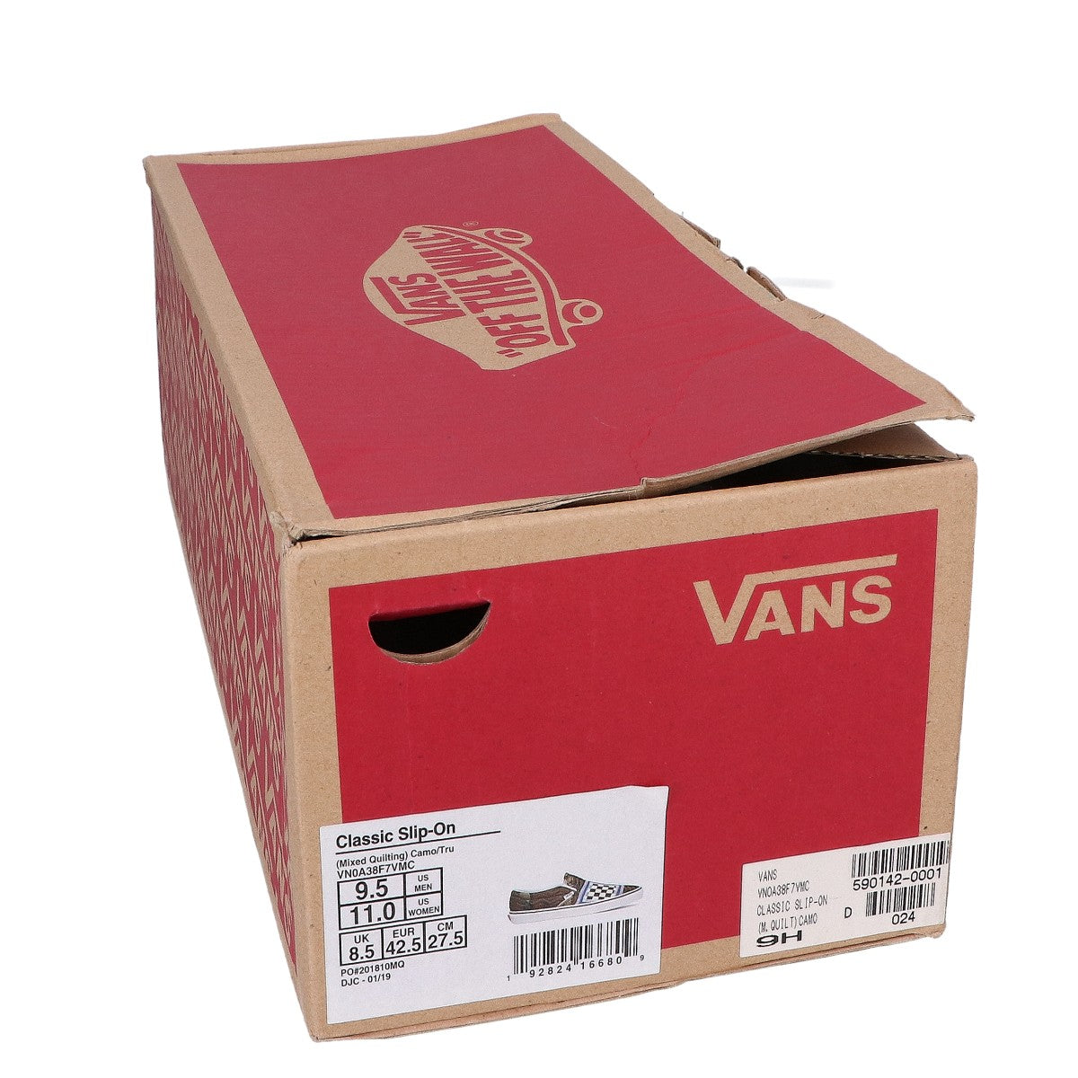 VANS バンズ 【新品同様】VN0A38F7VMC CLASSIC SLIP-ON Mixed Quilting クラシック スリッポン ミックス キルティング シューズ US9.5