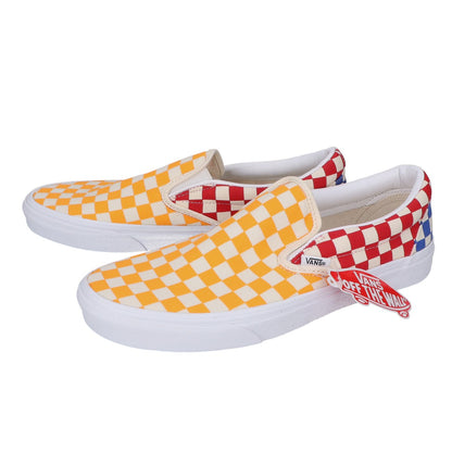 VANS バンズ 【新品同様】VN0A38F7VLV CLASSIC SLIP-ON Checkerboard クラシック スリッポン チェッカーボード シューズ US9.5