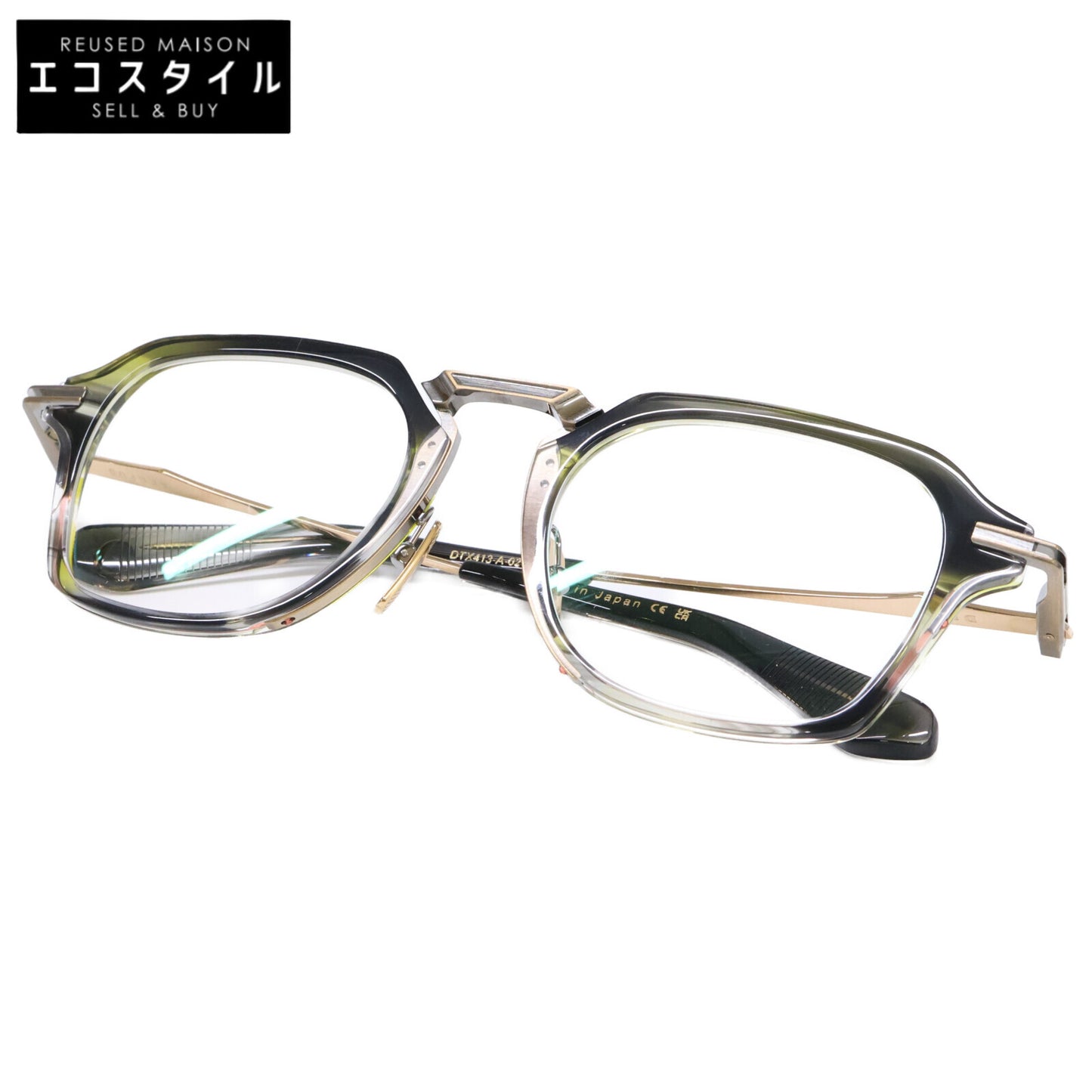 DITA ディータ 【美品】AEGEUS DTX413-A-02 メタルフレーム サングラス 51□21-140