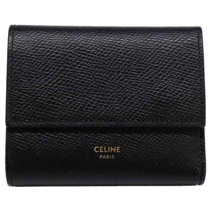CELINE セリーヌ 【美品】スモール トリフォールド ウォレット 三つ折り財布（小銭入れあり）
