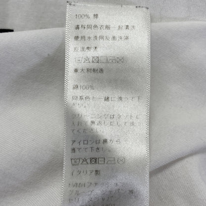 CELINE セリーヌ ﾎﾜｲﾄ ｺｯﾄﾝ ﾛｺﾞﾌﾟﾘﾝﾄ Tｼｬﾂ トップス Ｓ