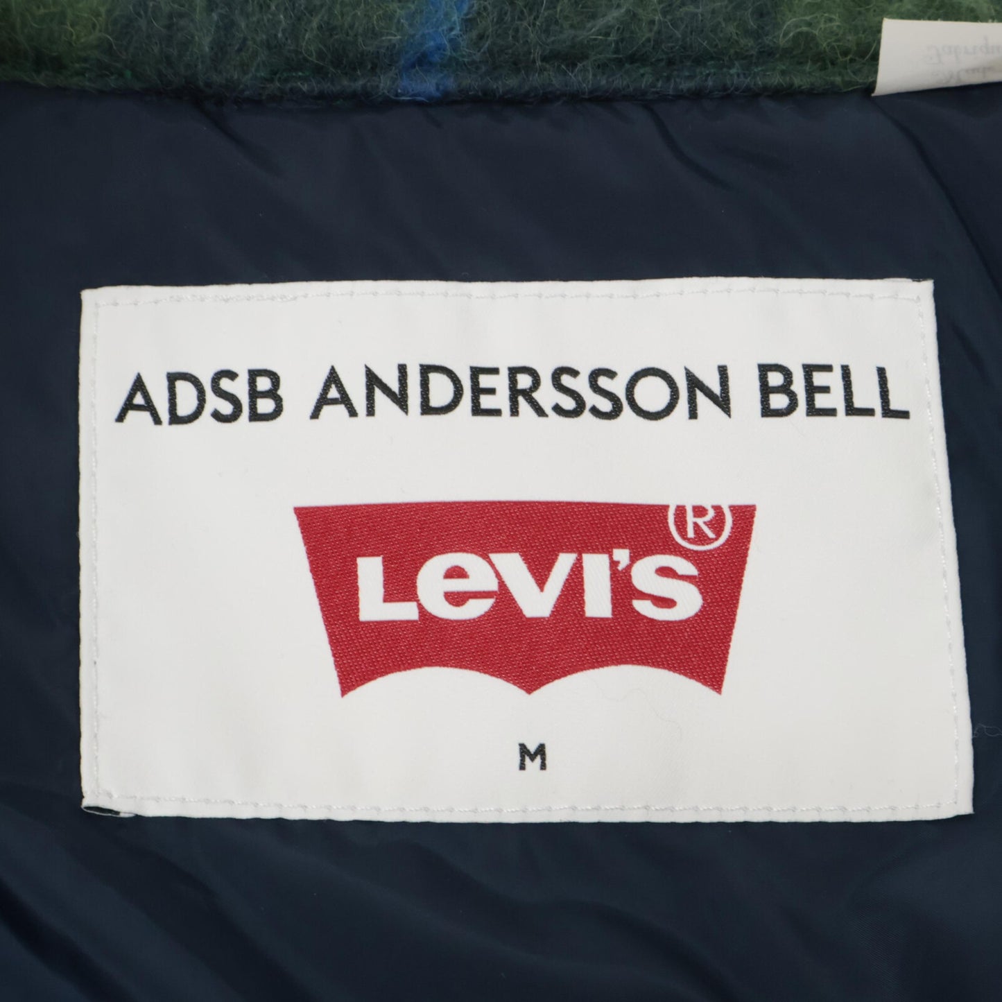 Andersson Bell アンダーソンベル ×LEVIS ｲﾝﾃﾞｨｺﾞ/ｸﾞﾘｰﾝ ﾄﾗｯｶｰｼﾞｬｹｯﾄ ジャケット M
