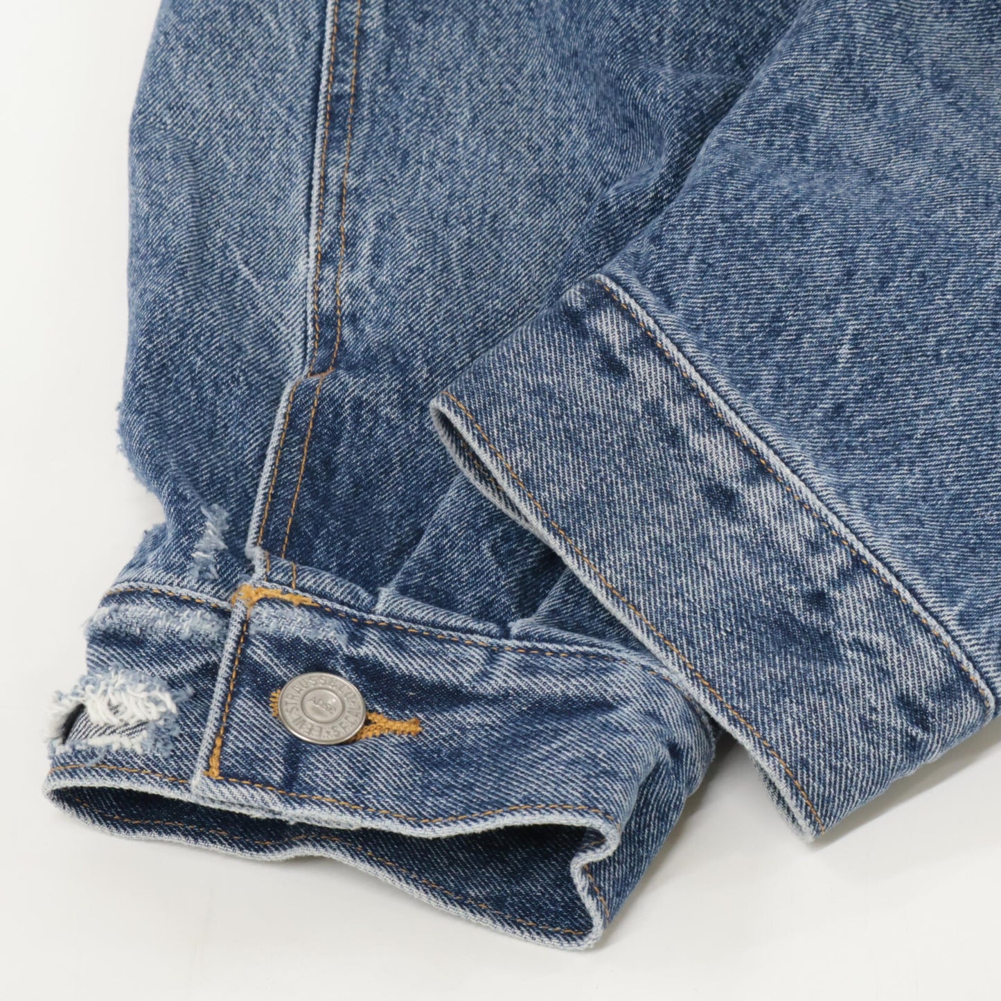 Andersson Bell アンダーソンベル ×LEVIS ｲﾝﾃﾞｨｺﾞ/ｸﾞﾘｰﾝ ﾄﾗｯｶｰｼﾞｬｹｯﾄ ジャケット M