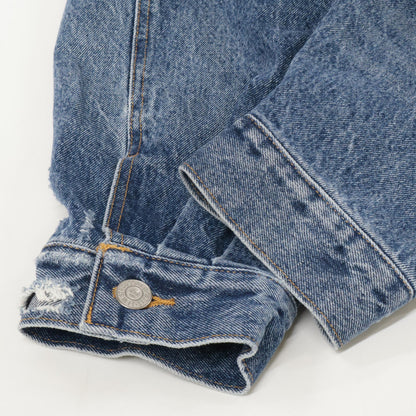 Andersson Bell アンダーソンベル ×LEVIS ｲﾝﾃﾞｨｺﾞ/ｸﾞﾘｰﾝ ﾄﾗｯｶｰｼﾞｬｹｯﾄ ジャケット M