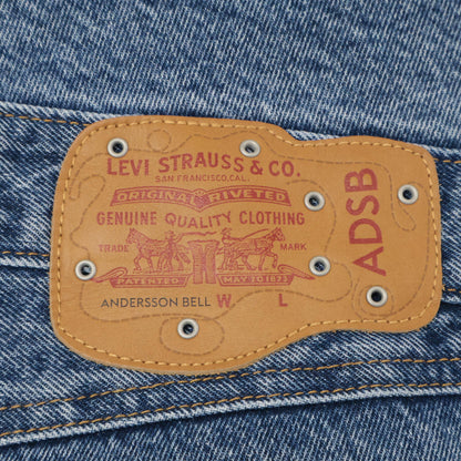 Andersson Bell アンダーソンベル ×LEVIS ｲﾝﾃﾞｨｺﾞ/ｸﾞﾘｰﾝ ﾄﾗｯｶｰｼﾞｬｹｯﾄ ジャケット M