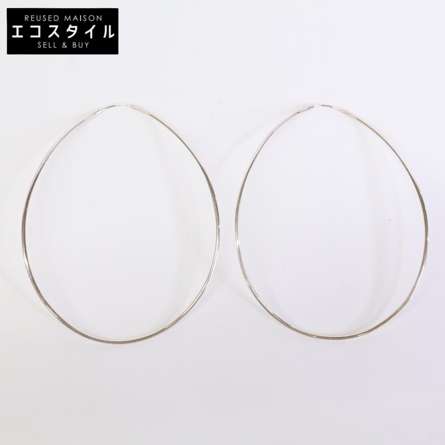 BAR JEWELLERY バージュエリー 【美品】CONEA-83S 925 CONTOUR フープ ピアス