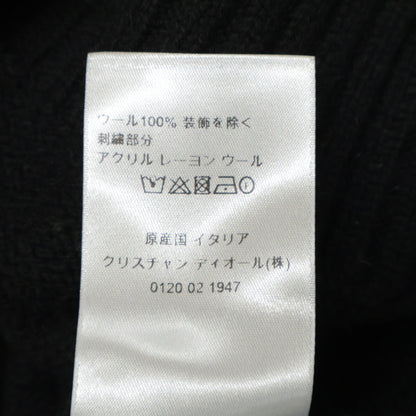 DIOR ディオール ﾌﾞﾗｯｸ 213M640AT298 ｱﾄﾘｴ ｴﾝﾌﾞﾛｲﾀﾞﾘｰﾆｯﾄ トップス M