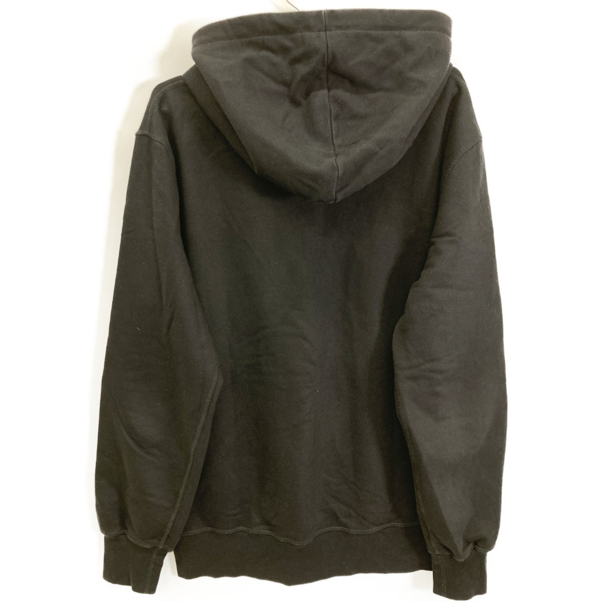 Alexander McQueen アレキサンダーマックイーン ﾌﾞﾗｯｸ 23年 688715QTAAB ﾍﾟｲﾝﾄﾛｺﾞ ﾌﾟﾙｵｰﾊﾞｰﾌｰﾃﾞｨ トップス M