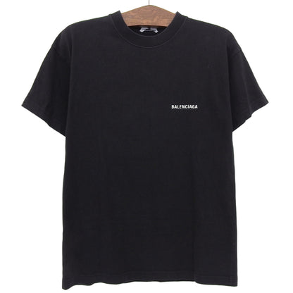 BALENCIAGA バレンシアガ コットン Tシャツ トップス メンズ 黒 ブラック M 612965 TIVG5 21年 トップス M
