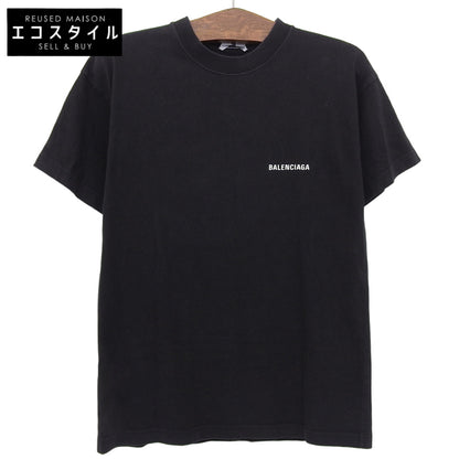 BALENCIAGA バレンシアガ コットン Tシャツ トップス メンズ 黒 ブラック M 612965 TIVG5 21年 トップス M