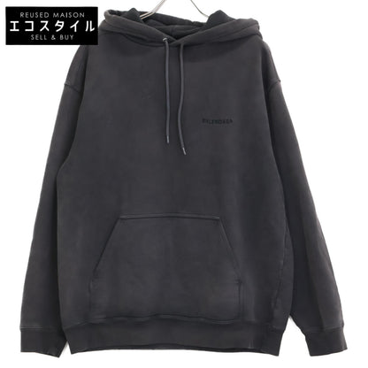 BALENCIAGA バレンシアガ ﾁｬｺｰﾙ 21年 600583 TLVB8 ｺｯﾄﾝﾌｰﾃﾞｨ トップス XS