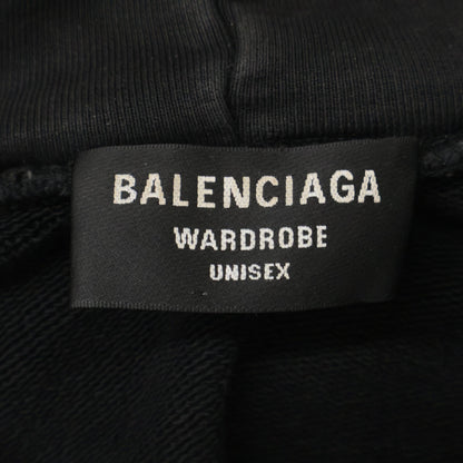BALENCIAGA バレンシアガ ﾁｬｺｰﾙ 21年 600583 TLVB8 ｺｯﾄﾝﾌｰﾃﾞｨ トップス XS