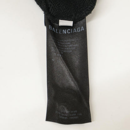 BALENCIAGA バレンシアガ ﾁｬｺｰﾙ 21年 600583 TLVB8 ｺｯﾄﾝﾌｰﾃﾞｨ トップス XS