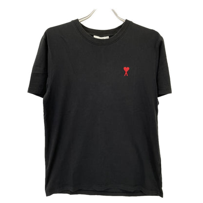 AMI PARIS アミパリス ﾌﾞﾗｯｸ 刺繍 Tｼｬﾂ トップス M