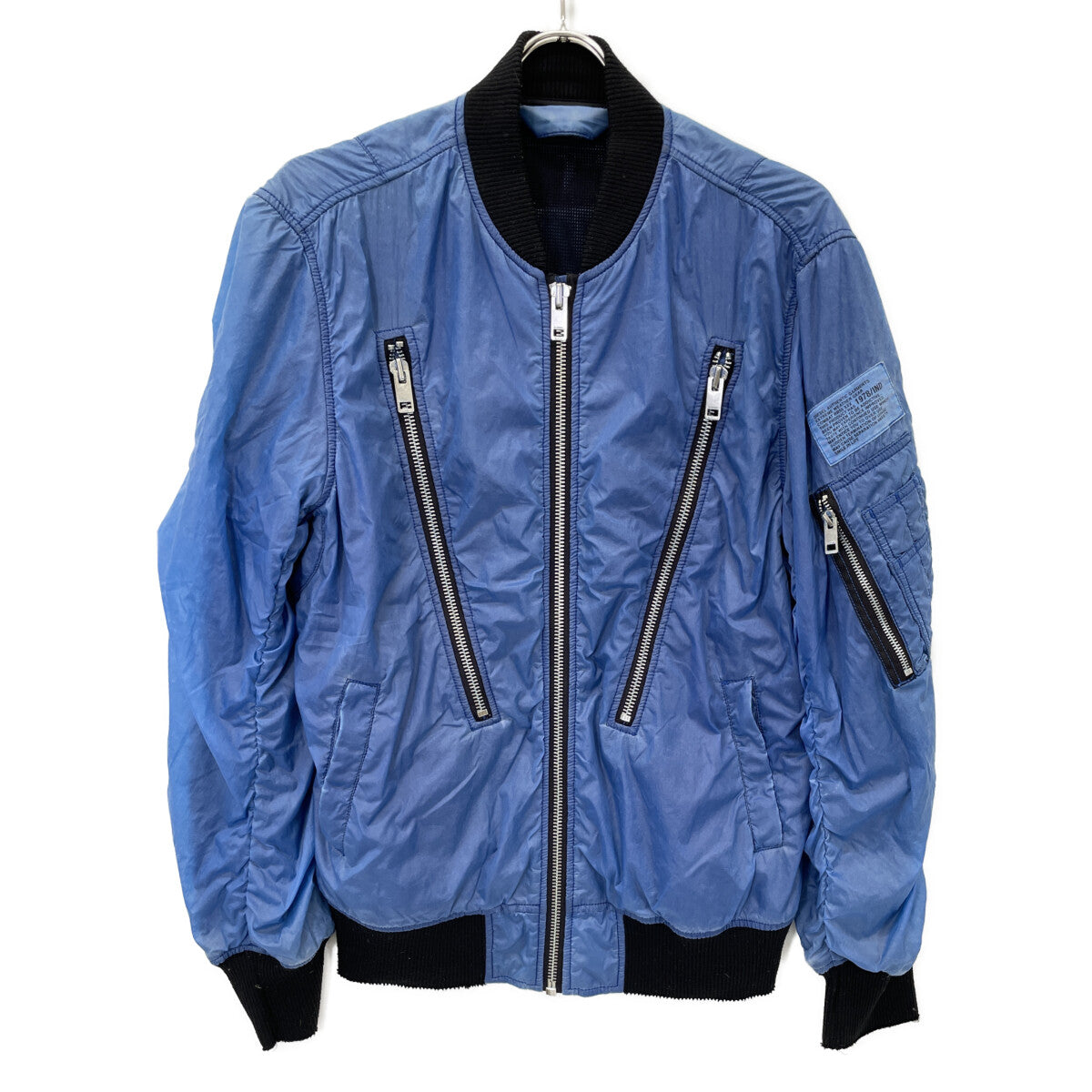 DIESEL ディーゼル ﾌﾞﾙｰ ﾅｲﾛﾝｼﾞｬｹｯﾄ ジャケット S