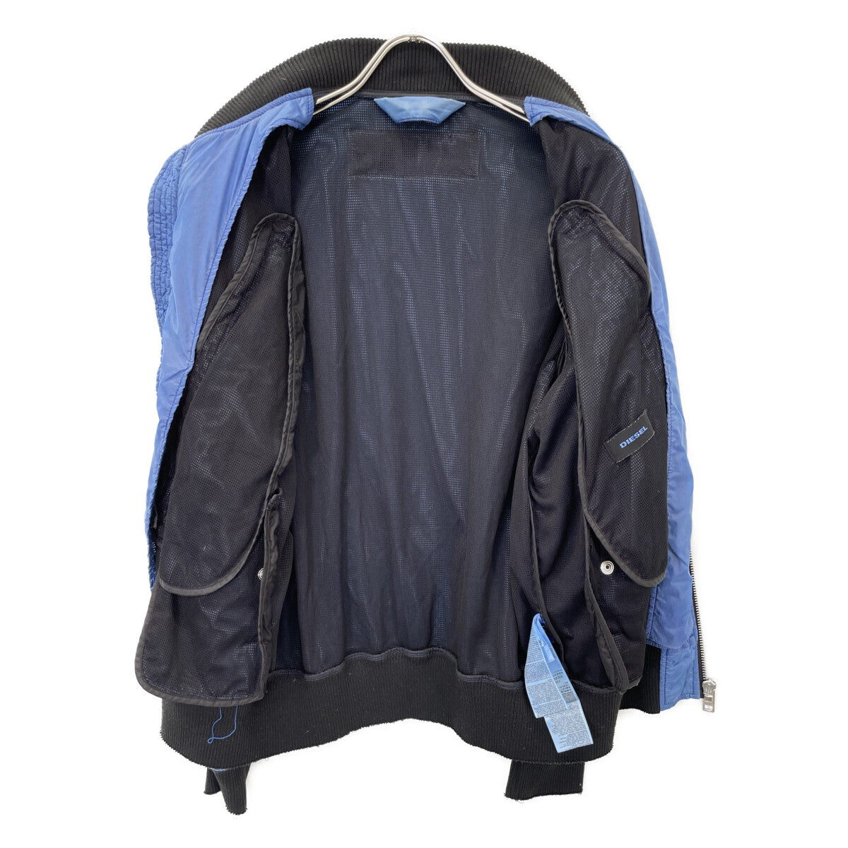 DIESEL ディーゼル ﾌﾞﾙｰ ﾅｲﾛﾝｼﾞｬｹｯﾄ ジャケット S