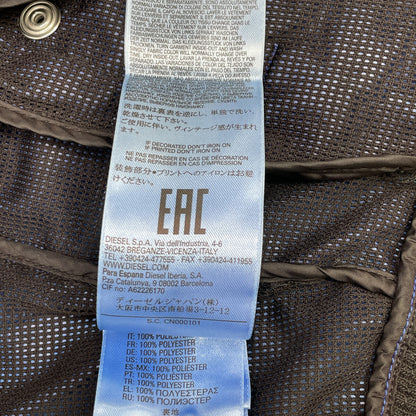 DIESEL ディーゼル ﾌﾞﾙｰ ﾅｲﾛﾝｼﾞｬｹｯﾄ ジャケット S