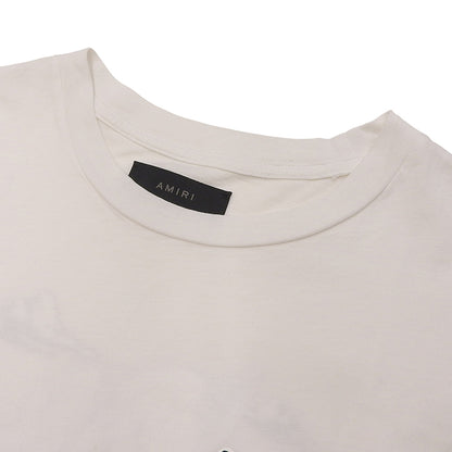 AMIRI アミリ エンジェルプリント クルーネック Tシャツ トップス メンズ ホワイト XL SRAMJYTE1024SMRCJSO トップス XL