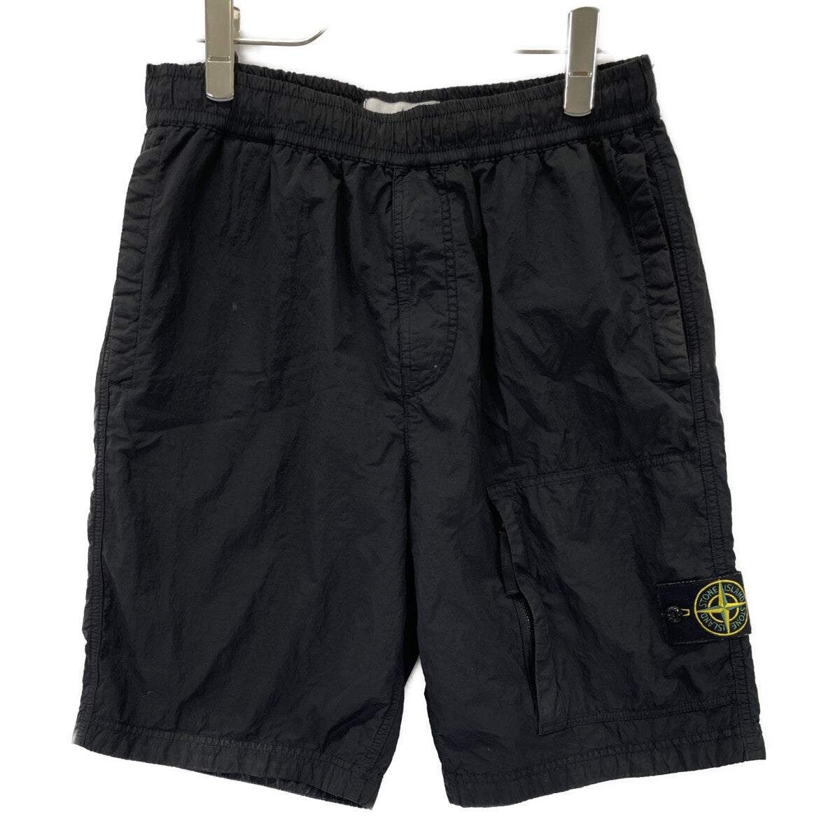 STONE ISLAND ストーンアイランド ﾌﾞﾗｯｸ 8115l0219 ﾅｲﾛﾝｼｮｰﾂ ボトムス 29