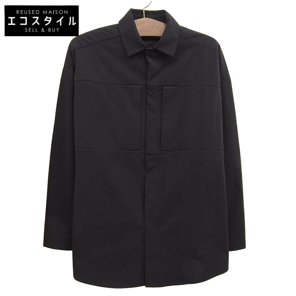 SOPHNET. ソフネット 美品 STRETCH TECH 長袖シャツ トップス メンズ ブラック S 242040 トップス S