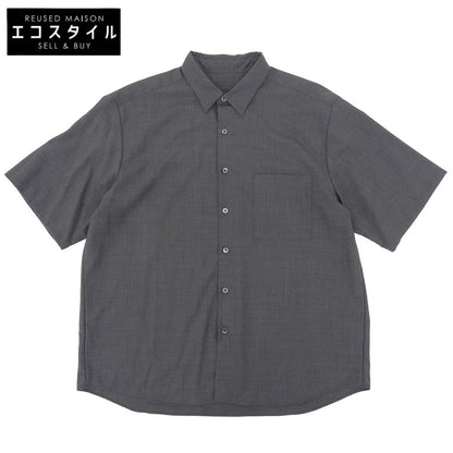 SOPHNET. ソフネット 美品 WOOL TROPICALバギーシャツ トップス メンズ グレー S 242033 トップス S