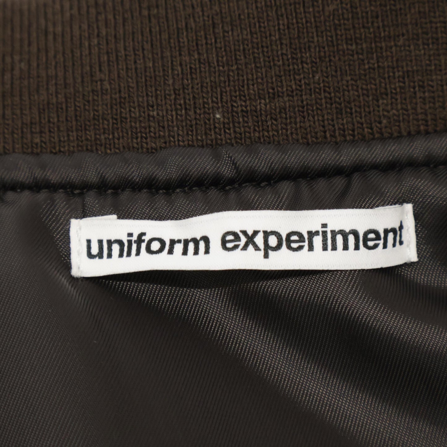 uniform experiment ユニフォームエクスペリメント 2420000 ﾌﾞﾗｳﾝ ﾀﾞﾌﾞﾙｼﾞｯﾌﾟ ﾌﾗｲﾄｼﾞｬｹｯﾄ ジャケット 3