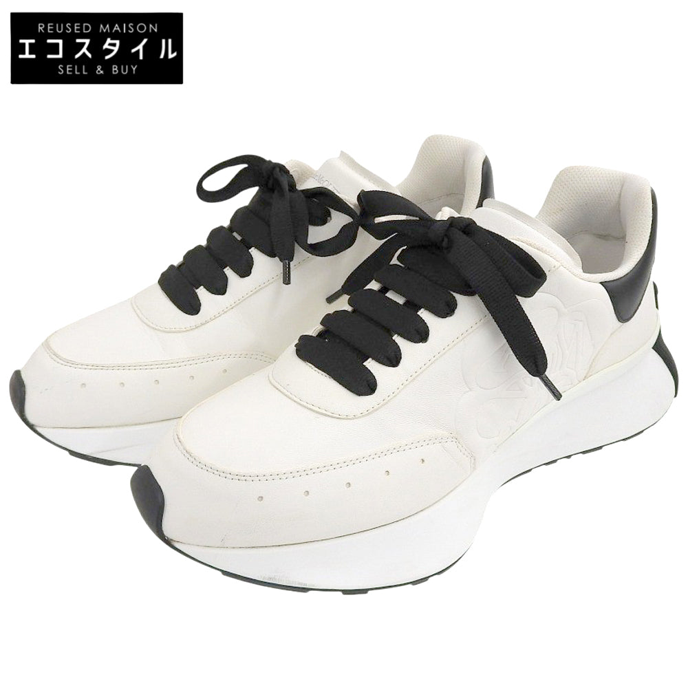 Alexander McQueen アレキサンダーマックイーン スプリントランナー スニーカー シューズ メンズ ホワイト×ブラック 688548 シューズ 43