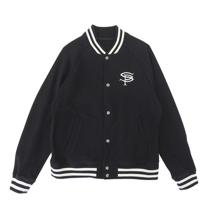 SOPHNET. ソフネット COMPACT DOUBLE KNIT SP LOGO VARSITY JACKET ジャケット メンズ 黒 ブラック M SOPH-242049 ジャケット M