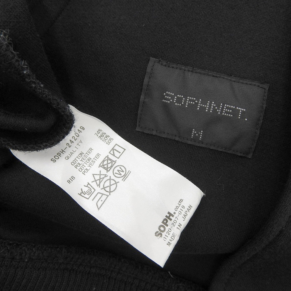 SOPHNET. ソフネット COMPACT DOUBLE KNIT SP LOGO VARSITY JACKET ジャケット メンズ 黒 ブラック M SOPH-242049 ジャケット M