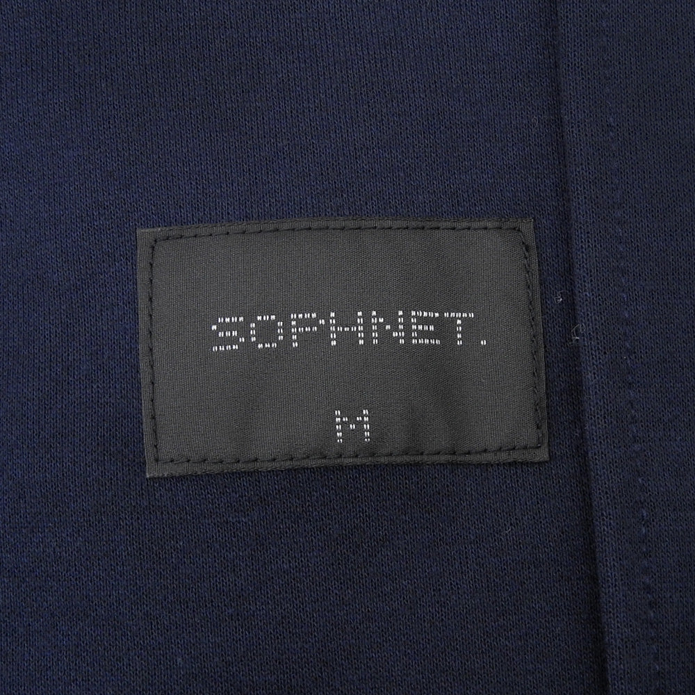 SOPHNET. ソフネット 美品 COMPACT DOUBLE KNIT SP LOGO VARSITY JACKET ジャケット メンズ ネイビー M SOPH-242049 ジャケット M
