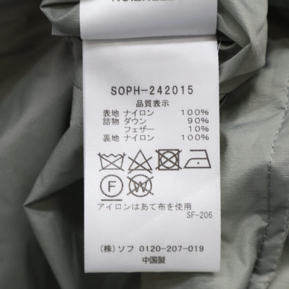 SOPHNET. ソフネット 美品 SOPH-242015 SHADOW RIP STOP DOWN VEST コート M