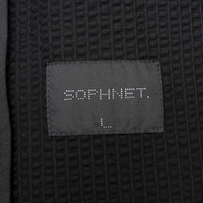 SOPHNET. ソフネット 美品 HIGH GAUGE WAVE JACKET ジャケット メンズ 黒 ブラック L SOPH-240029 ジャケット L