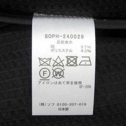 SOPHNET. ソフネット 美品 HIGH GAUGE WAVE JACKET ジャケット メンズ 黒 ブラック L SOPH-240029 ジャケット L