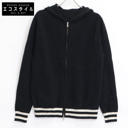 SOPHNET. ソフネット SOPH-242073 ﾌﾞﾗｯｸ WOOL FLEECE ZIP UP HOODIE トップス L