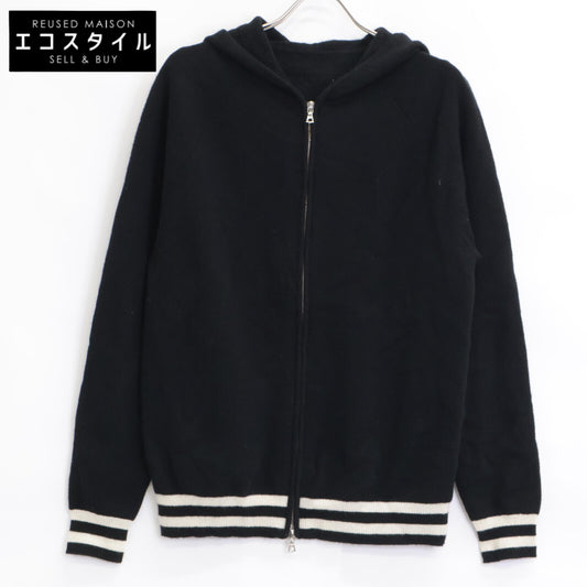 SOPHNET. ソフネット SOPH-242073 ﾌﾞﾗｯｸ WOOL FLEECE ZIP UP HOODIE トップス L