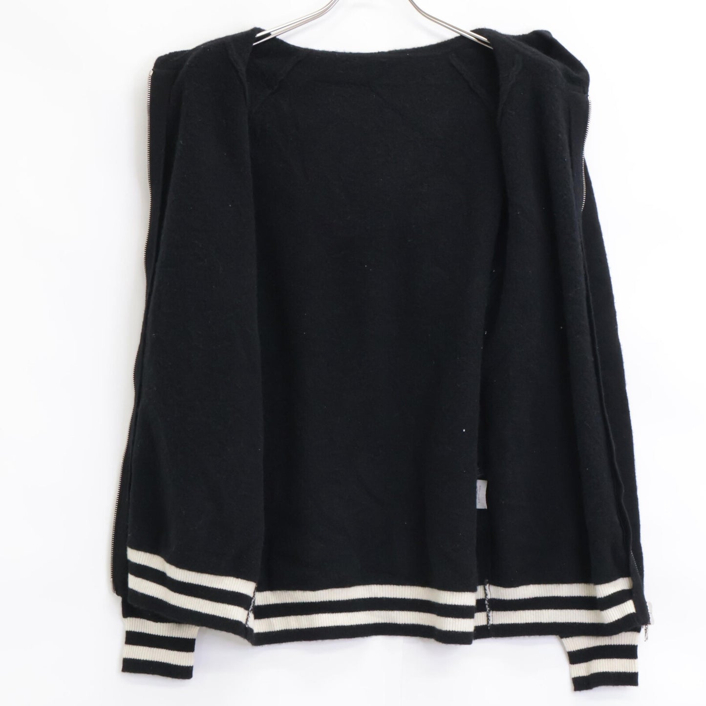 SOPHNET. ソフネット SOPH-242073 ﾌﾞﾗｯｸ WOOL FLEECE ZIP UP HOODIE トップス L