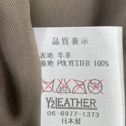 Y'2 LEATHER ワイツーレザー SR-41 シングルライダースジャケット ジャケット 38