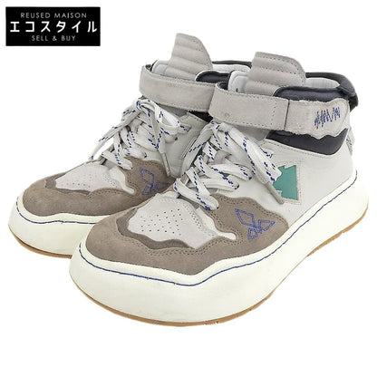 ADERERROR アーダーエラー タッチストラップ ハイカット スニーカー シューズ メンズ グレー 26.0cm シューズ 8(US)