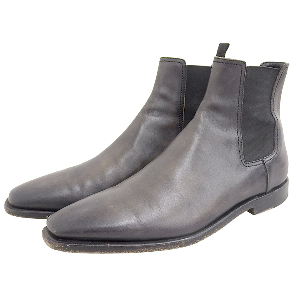 berluti ベルルッティ クラシック カプリ レザーサイドゴアブーツ メンズ ブラック系 6 シューズ 6