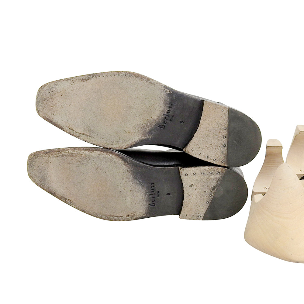 berluti ベルルッティ クラシック カプリ レザーサイドゴアブーツ メンズ ブラック系 6 シューズ 6