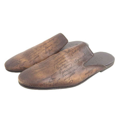 berluti ベルルッティ カリグラフィ サイラスオマーン スリッパ メンズ 8 シューズ 8