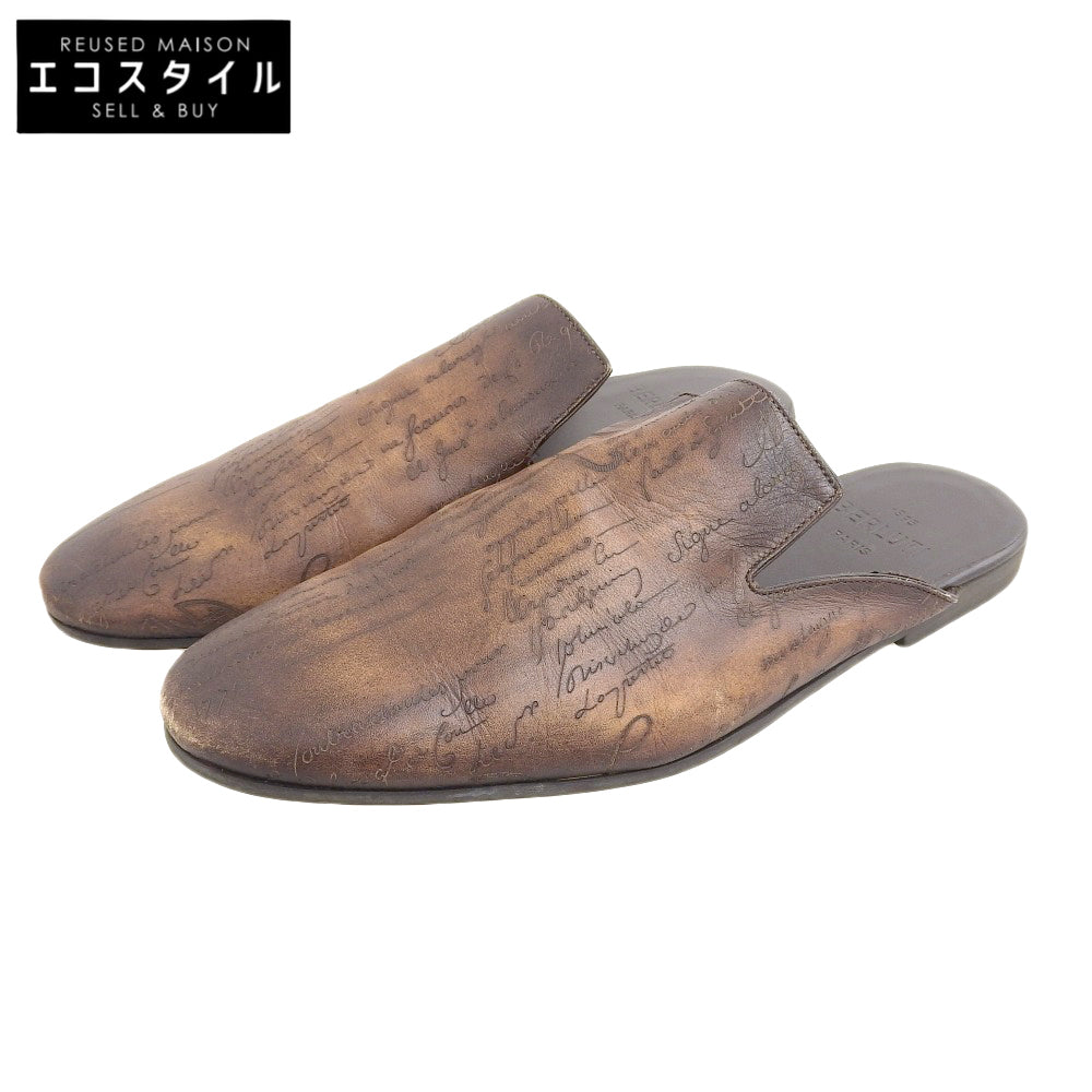 berluti ベルルッティ カリグラフィ サイラスオマーン スリッパ メンズ 8 シューズ 8